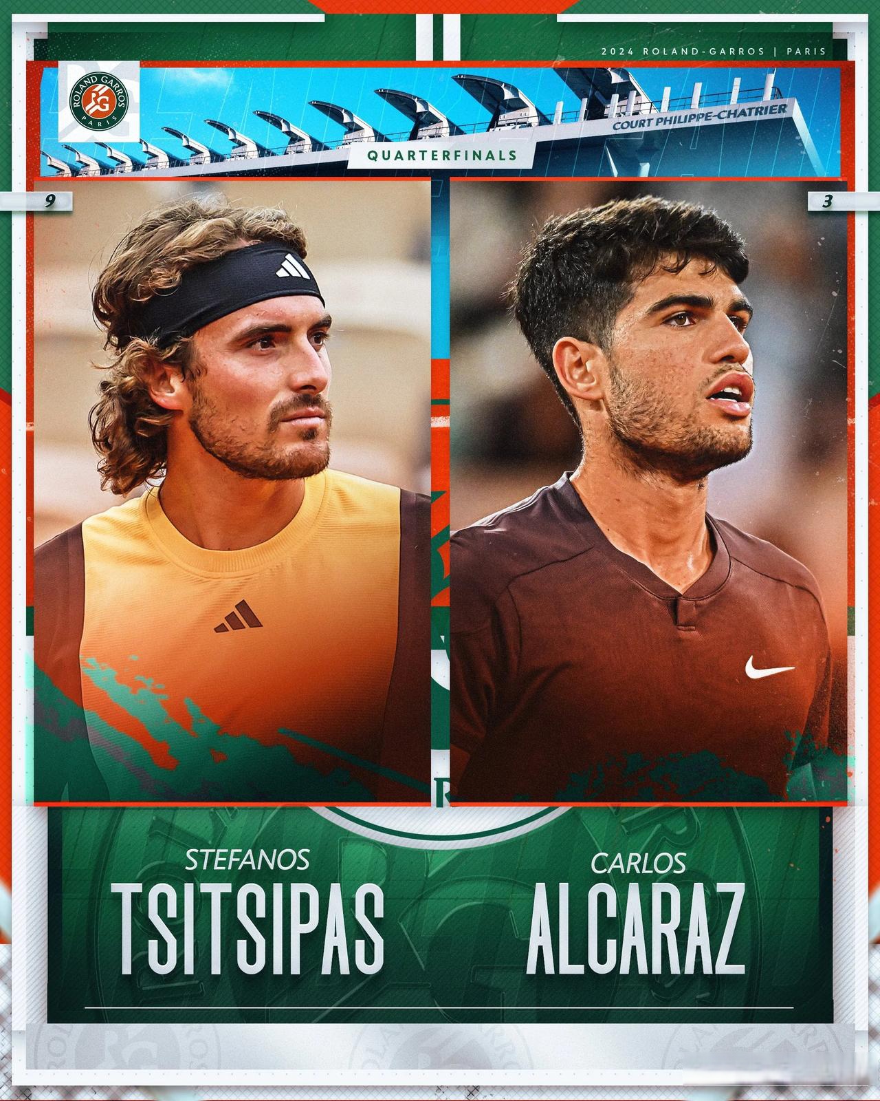 法网碾压蒙特卡洛大师赛，西西帕斯扛起全队